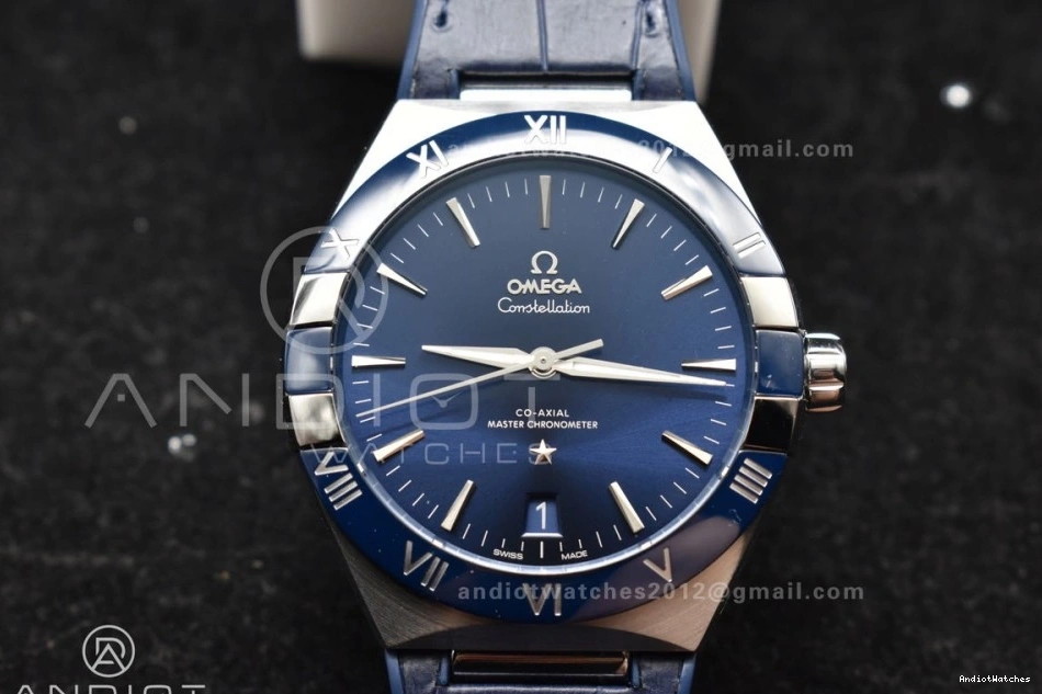 Blue SS Breathable Edition Best Ceramic Strap Super Blue Dial A8900 546 on 1:1 Constellation Gummy VSF Blue Clone 1209